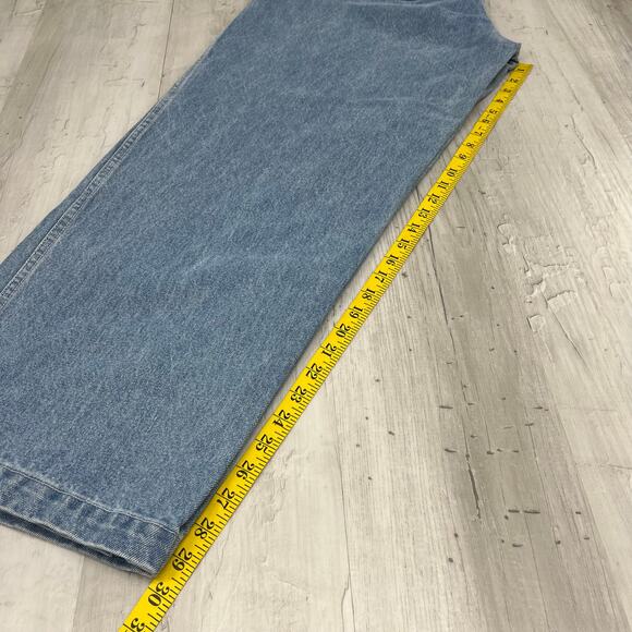 Gravel & Gold Placer Super High-Rise Wide Leg Cotton Blue Plus Size Denim Jeans - Picture 9 of 10